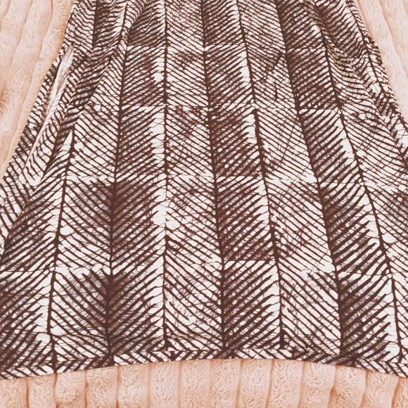 Michael Kors Blue and White Patterned Maxi Skirt - Picture 3 of 9